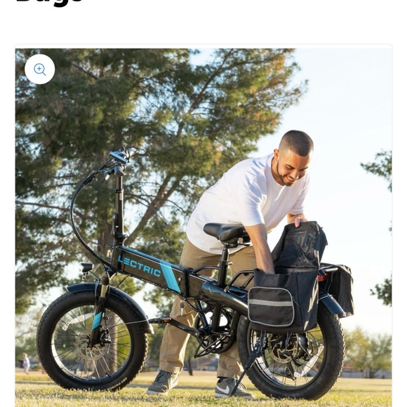 Waterproof saddlebags for electric bikes NWOT - Picture 4 of 4